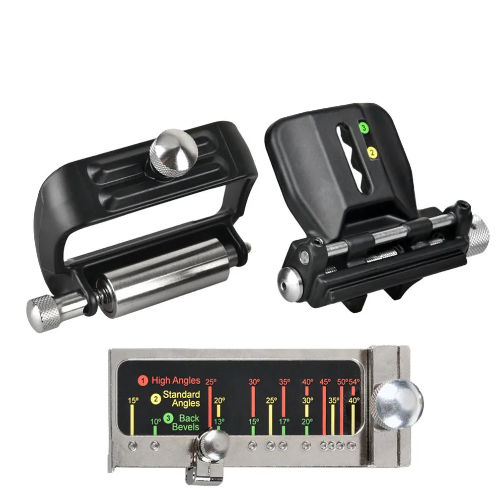 Adjustable Angle Honing Guide Tool for Woodworking Sharpening Holder Featuring Aluminum Alloy and Stable Roller Support