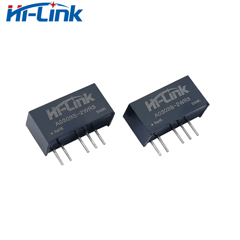 15pcs Hi-Link Consumer Electronics 2W 3.3v to 3.3v 1500VDC 303mA Constant Voltage Input Power Module Smart Home A0303S-2WR3