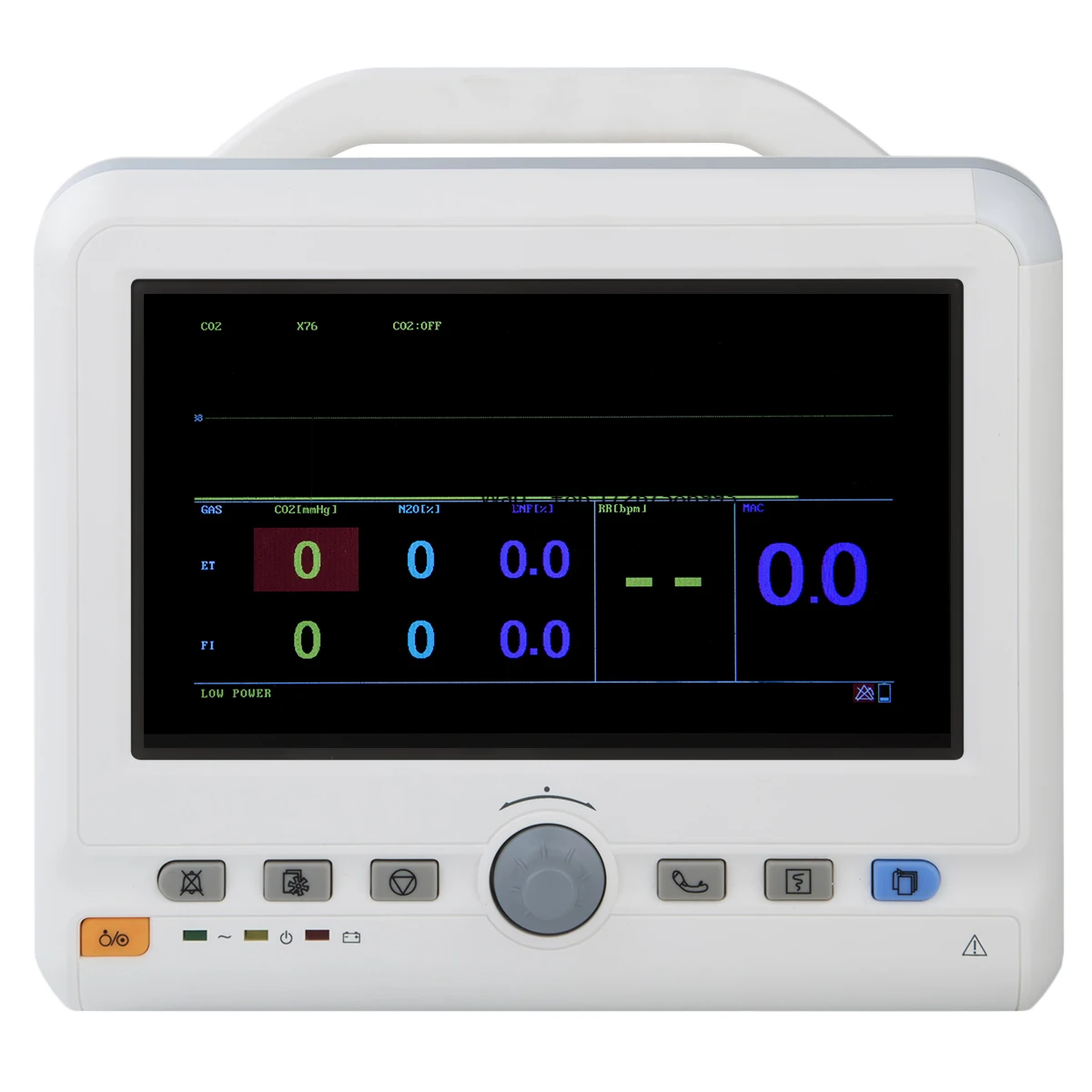 7-Inch Screen Veterinary  ETCO2  for Dog Surgery Isoflurane