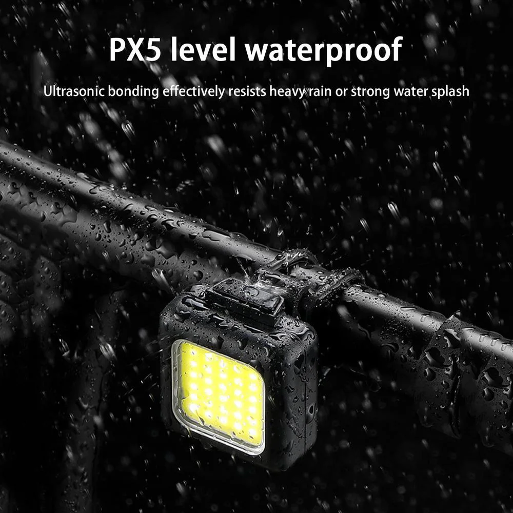 Bicycle Front Rear Light Mini LED Rechargeable COB Bike Headlight Taillight Waterproof Easy to Install Cycling Accessories image 4