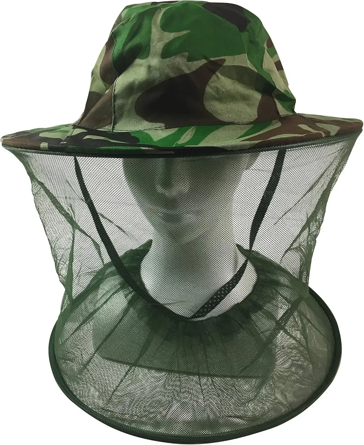 Net Mesh Face Protector Cap Insect Bee Mosquito Resistance Sun Fish Hat