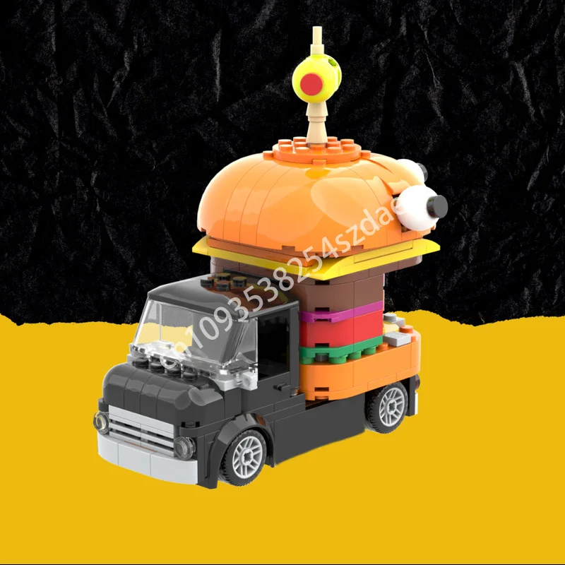 

227 шт. MOC DURR BURGUER, строительные блоки, строительная игрушка для развития терпения и концентрации, рождественская игрушка в подарок для детей