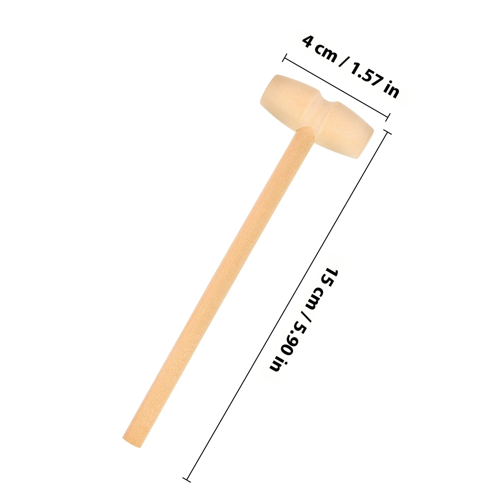 12 pièces marteau en bois Mini maillet pour enfants marteau en bois massif enfant en bas âge Coordination œil-main motricité jeu amusant marteaux enfants