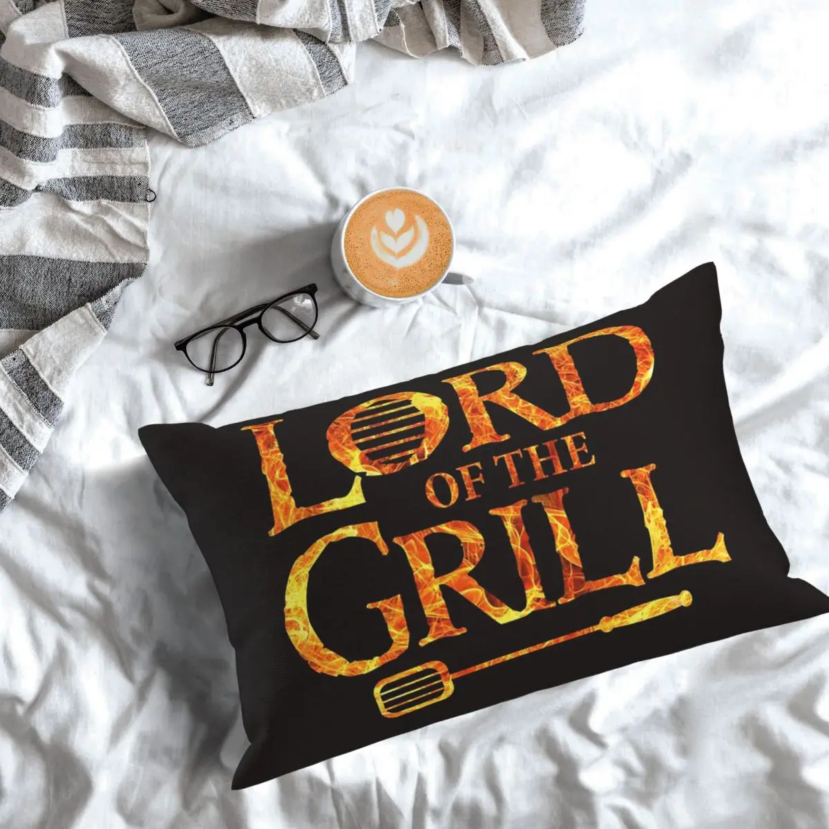 Lord Of The Grill, Barbecue Chef Rectangle Pillowcase Cushion Cover Decor Bedroom Bed Home Comfort Throw Pillow