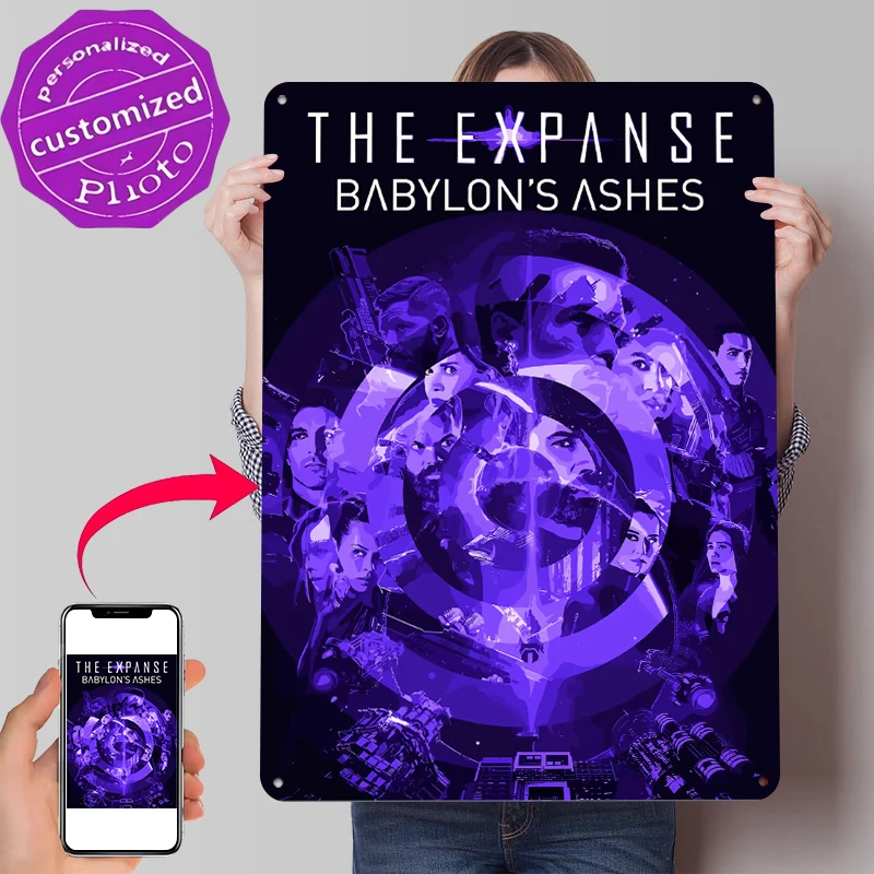 The Expanse: Babylon's Ashes Portrait Tin Poster Customized Wall Art Retro Vintage Metal Signs for Fans Room Wand Deko Man Cave