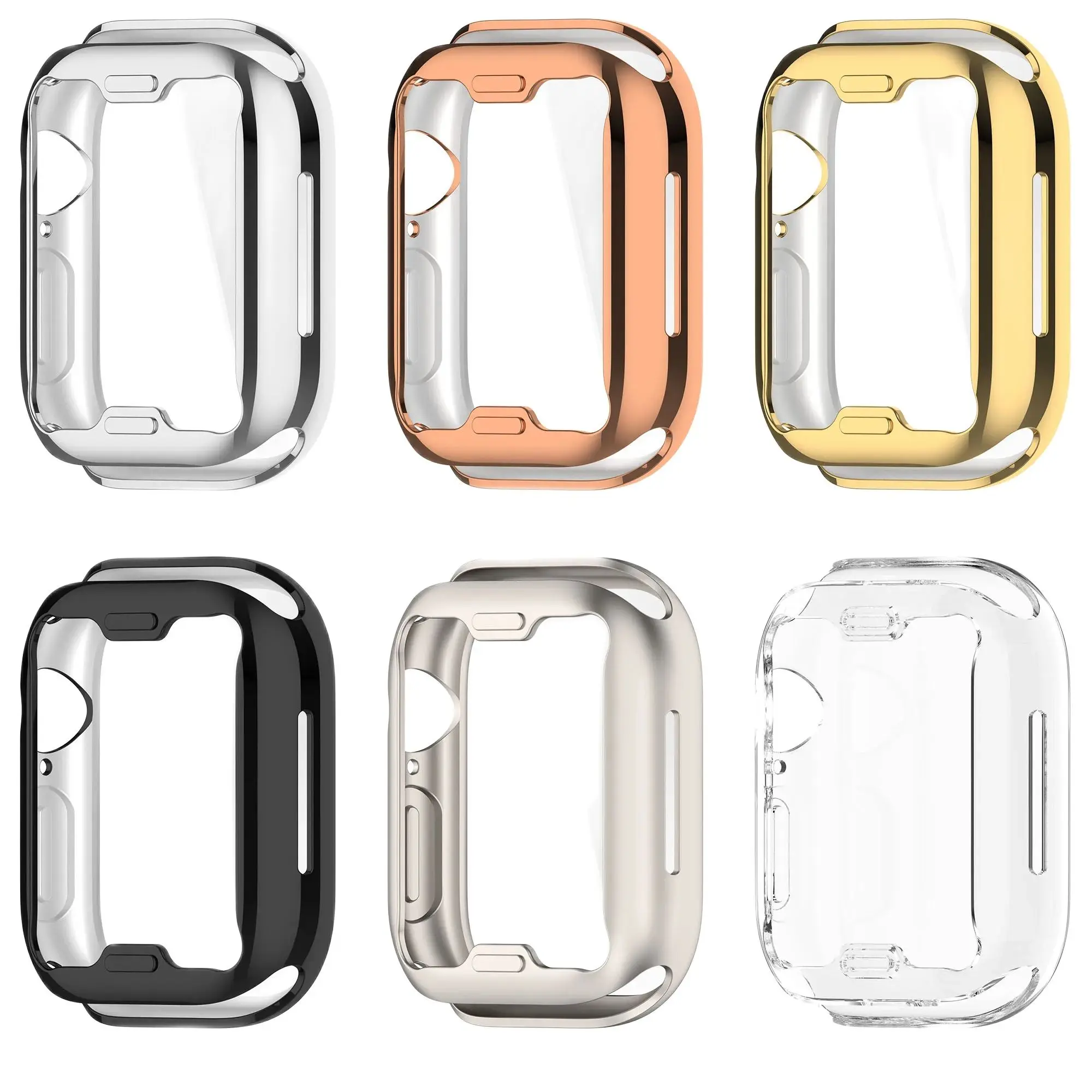Full Protective Case Cover For Apple watch 10 46mm 42mm SmartWatch Screen Protector for Apple 10 42mm Accessories Frame Case TPU