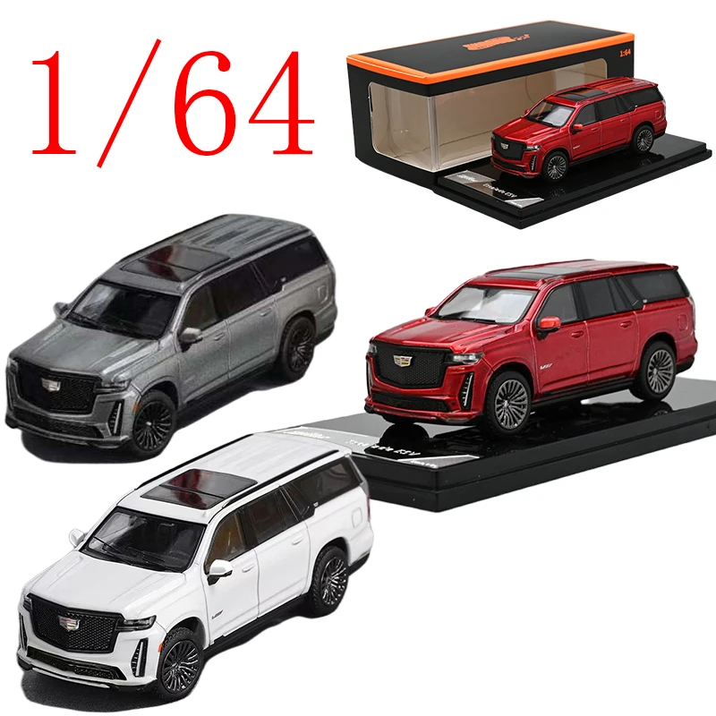 

GCD Diecast 1/64 Scale Cadillac Alloy Model Cars Cadillac Escalade Suvs Play Vehicles Toys for Boys Gift Original Box
