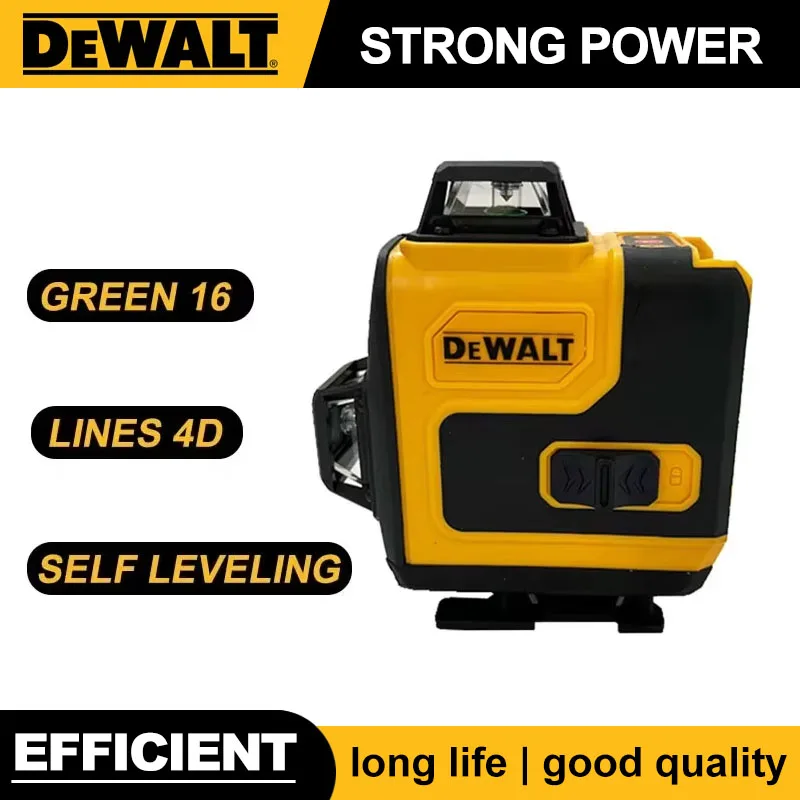 

Лазерный уровень Dewalt 360, зеленый, 16 линий, 4D, самовыравнивающийся, 360 градусов, горизонтальный, вертикальный, сверхмощный, строительные инструменты, оригинал