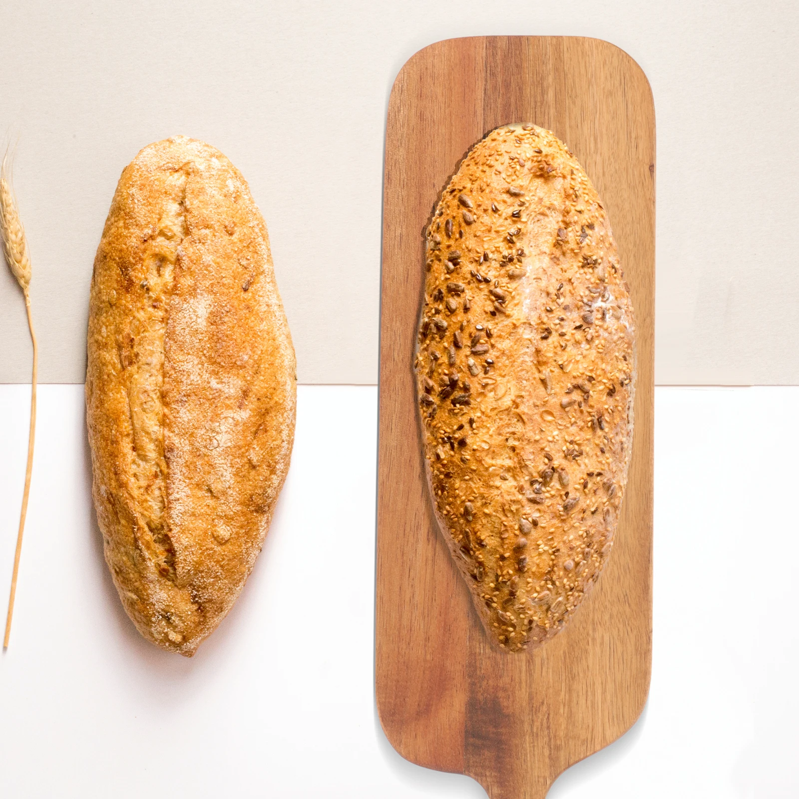 

Solid Wood Cutting Wooden Charcuterie With Handle Bread Cheese Serving Platter Kitchen Pizza Board Long Wooden