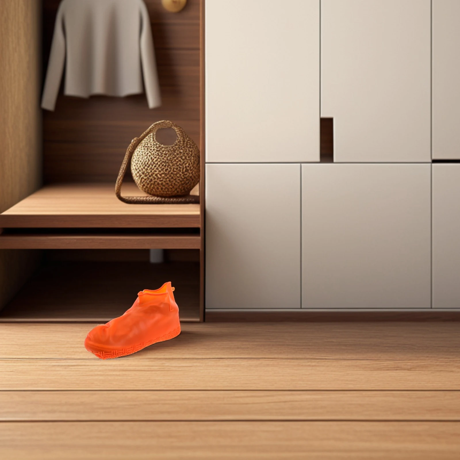 

1Pair Rainproof Shoes Covers Silicone Waterproof Anti-Skid Shoe Protector Outdoor Travel Camping Size L Shoes Cover