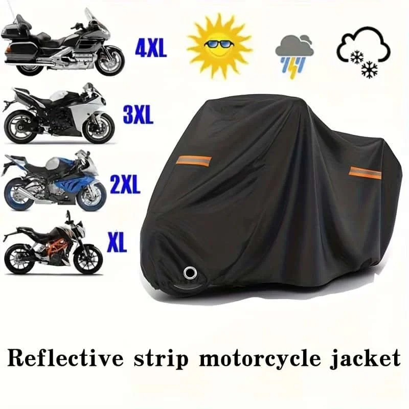 Housse universelle pour vélo et moto, imperméable, anti-poussière, protection solaire, résistante aux intempéries, housse complète pour véhicule, pour utilisation en extérieur