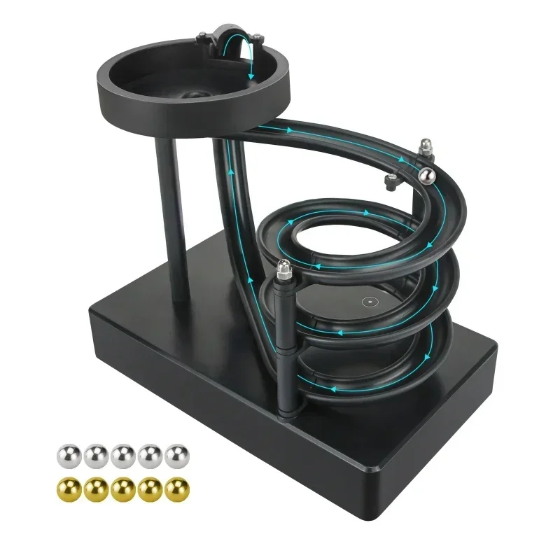 Kinetic Art Perpetual Marble Machine Perpetual Motion Machine Desk Top Decoration Kinetic Motion Toy for Home and Office