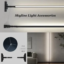 Led Steel Bar Light Strip, Perfil De Alumínio, Sala De Estar Interior, Parede De Teto Do Quarto, Decoração DIY, Faixa De Luz Linear