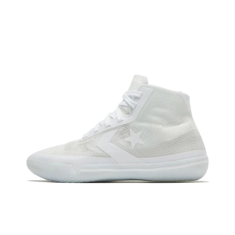 Converse All Star Pro BB Basketball Shoes Unisex High Top White 168132C