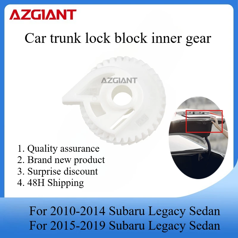 

AZGIANT Car Trunk lid lock actuator motor internal gear for 2010-2014 Subaru Legacy Sedan New high quality replacement parts