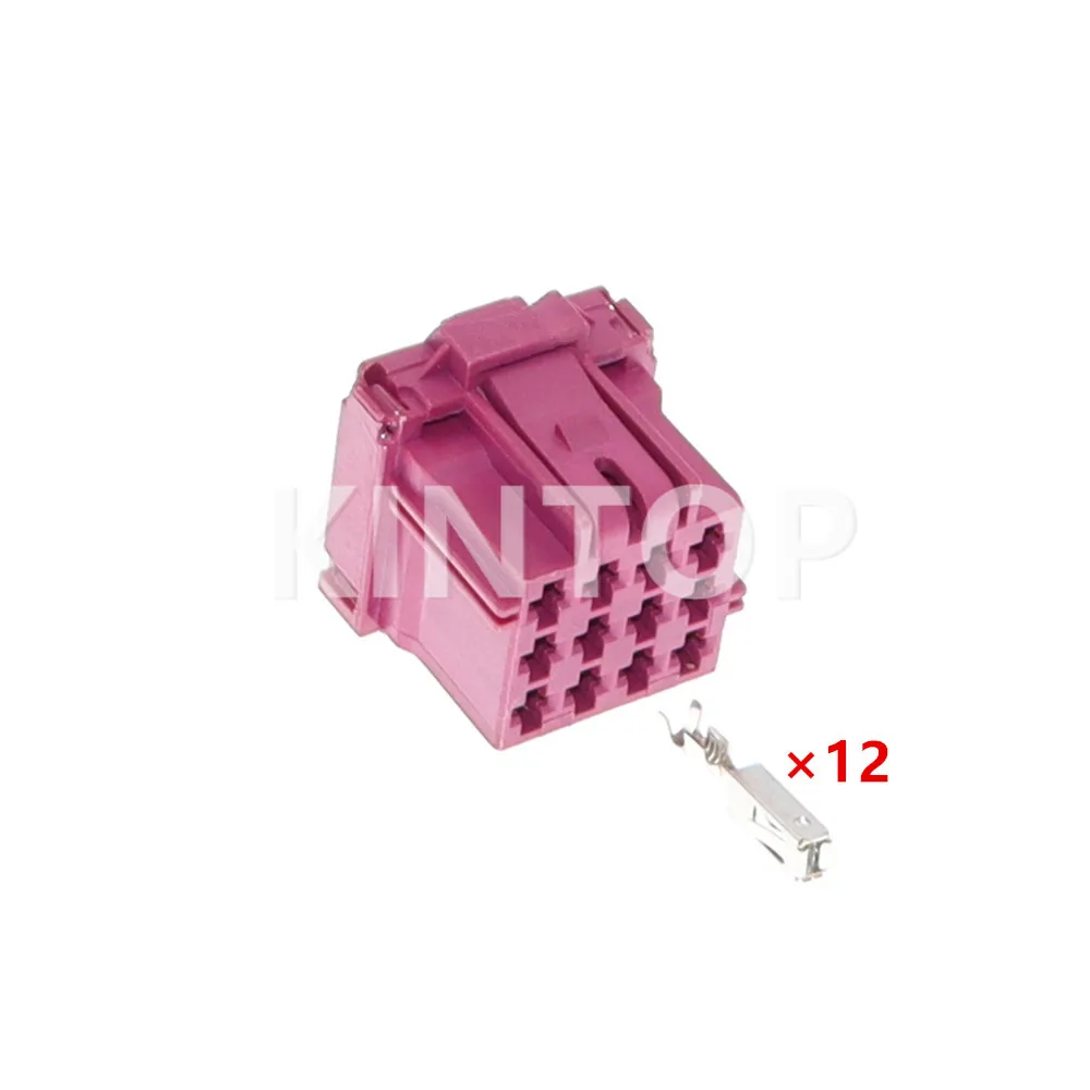 1 Set 12 Pins 3.5 Series Car Wire Plug AC Assembly 5-968972-1 Auto Headlight Plastic Housing Unsealed Socket Electrical Plug