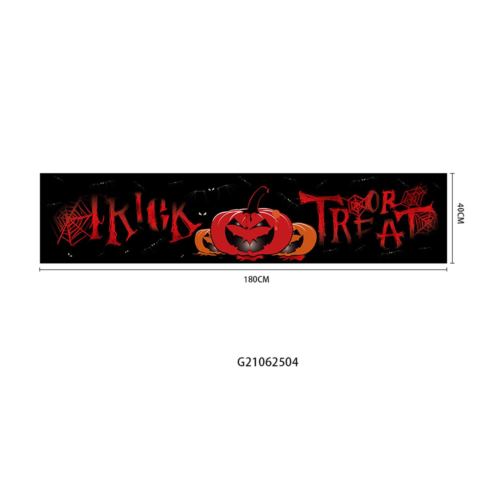 Spanduk Halloween rasa seram tambahkan spanduk atmosfer Halloween yang bagus untuk dekorasi pintu depan ruang tamu