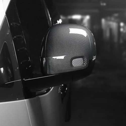 Imagen 2 del producto Accesorios Exteriores, Cubierta Decorativa de Fibra de Carbono para Retrovisor de Coche, para Hyundai Staria 2021-2026