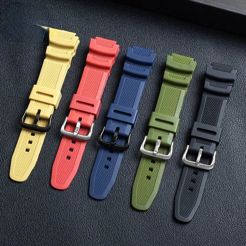 High Quality Silicone Watch Strap for Casio SGW-300H/400/Mrw200/AEQ-110/A168 Watch Bracelet