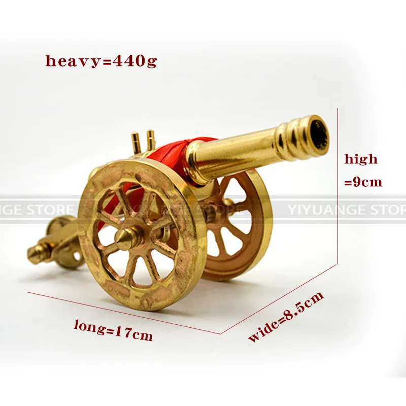 scale copper cannon classical scale  accessories bronze scale cannon artillery  Infantry gun Model miniature cannon Home acces