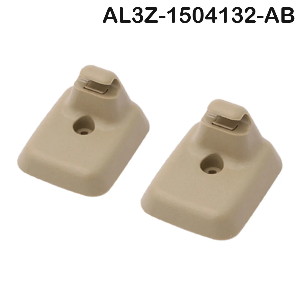 

2Pcs Sun Visor Holder Retainers Clips AL3Z-1504132-AB For Ford F-150 2009-2014 Plastic Auto Acesssories