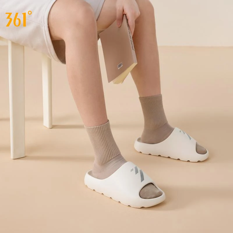 

361 Degrees Домашние тапочки для мужчин и женщин, антибактериальные, из ЭВА, дышащие, удобные, нескользящие, повседневная уличная обувь унисекс 622617002