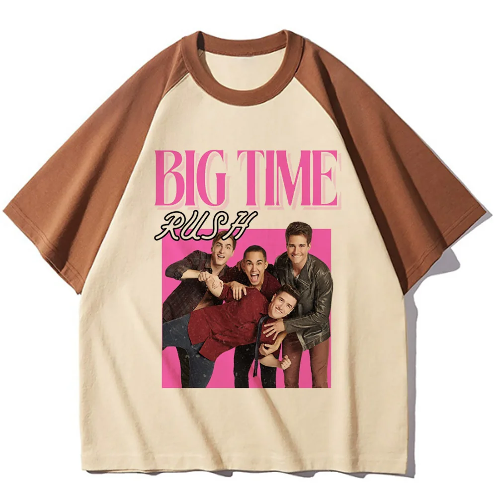 Big Time Rush top women manga streetwear Y2K Tee girl streetwear clothes