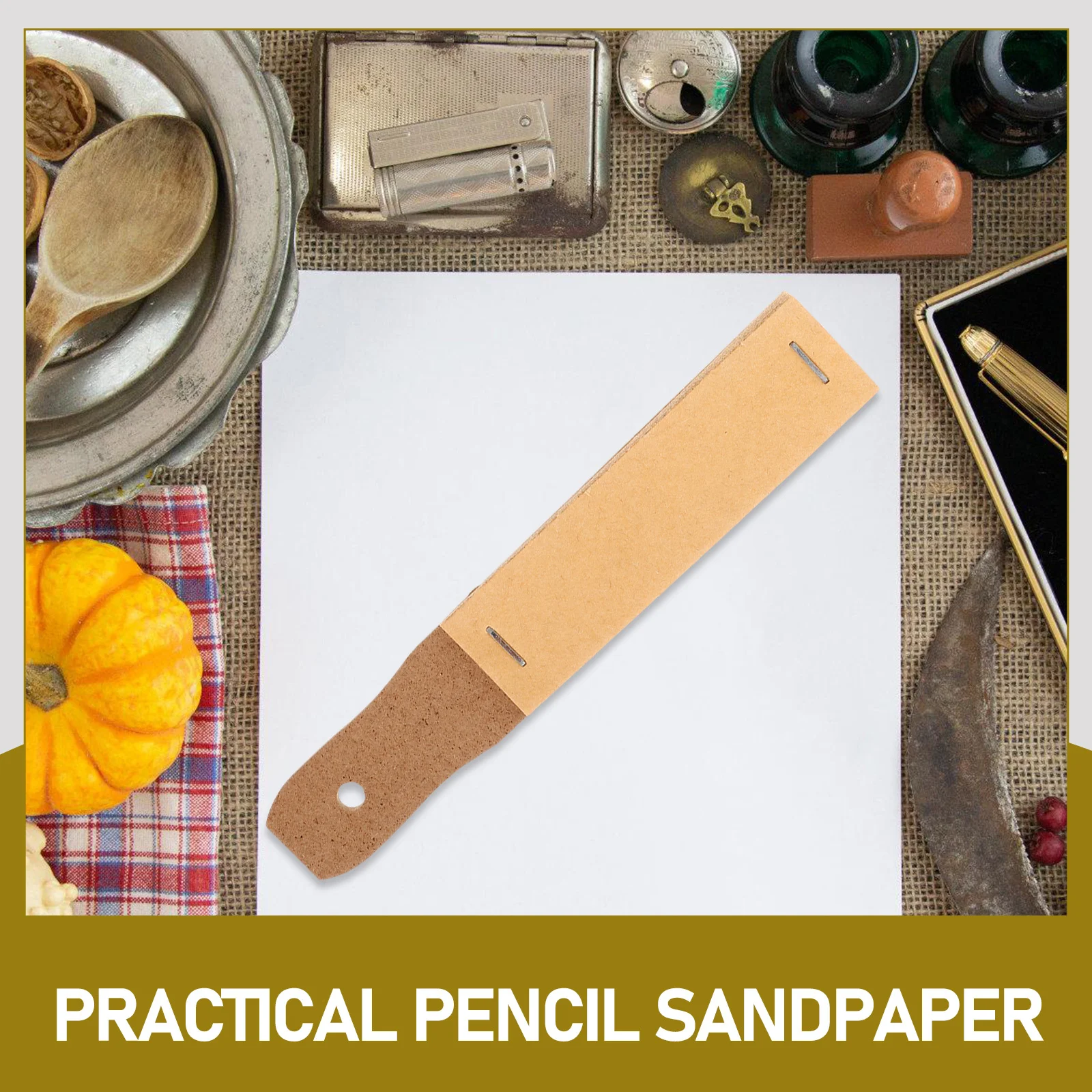 

5Pcs Pencil Sandpaper Board Artistic Drawing Supplies Ergonomic for School Classroom Sketching Pencil Sandpaper