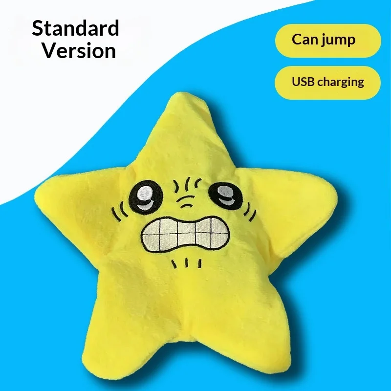 New Angry Patrick Star Keychain Moving Glowing Dancing Gag Prank Toy  Bag Backpack Decor Accessory  Adults Acg Toy Gifts view 3