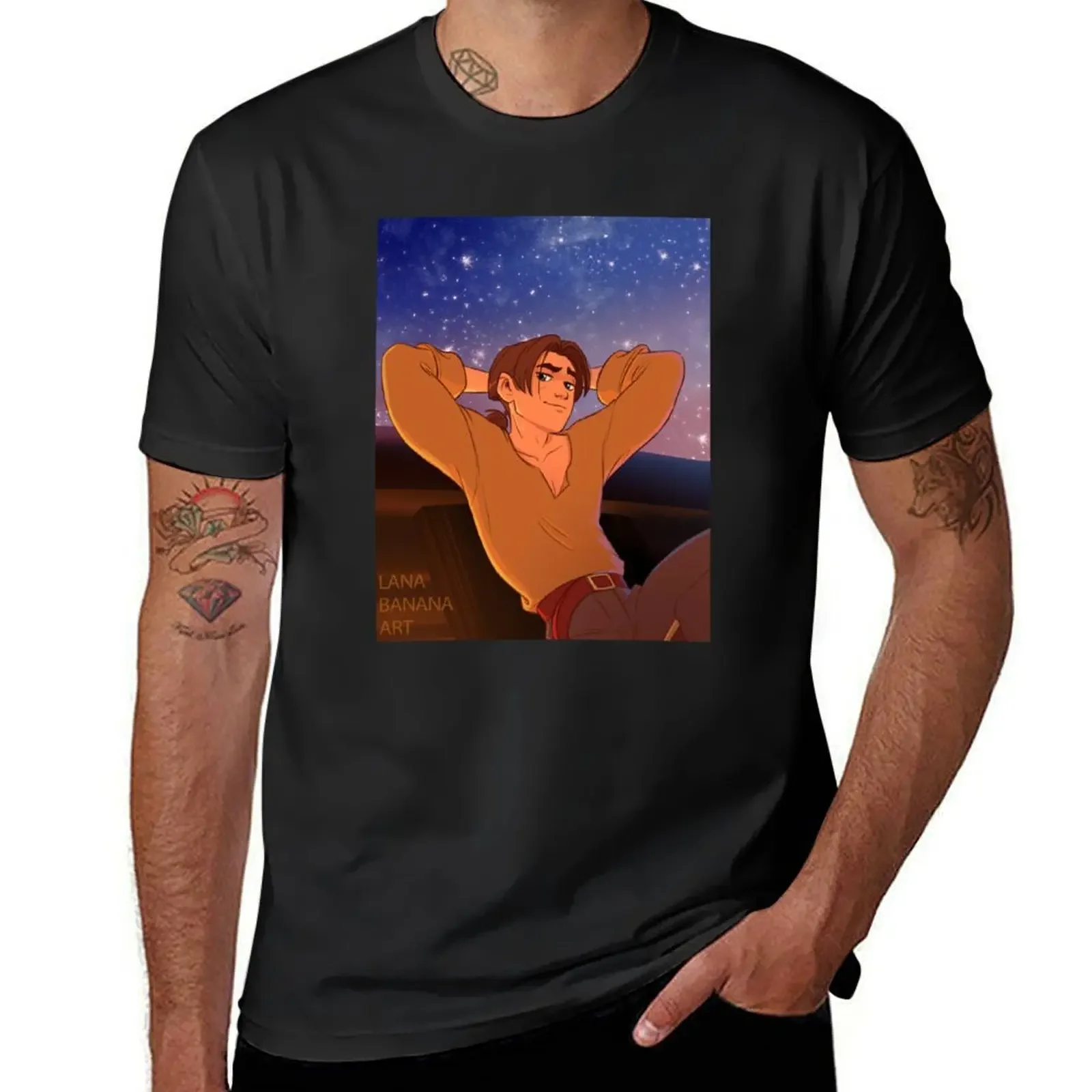 

Jim Hawkins in the Stars T-Shirt anime clothes new edition luxury designer funny meme t-shirts designer t shirt men