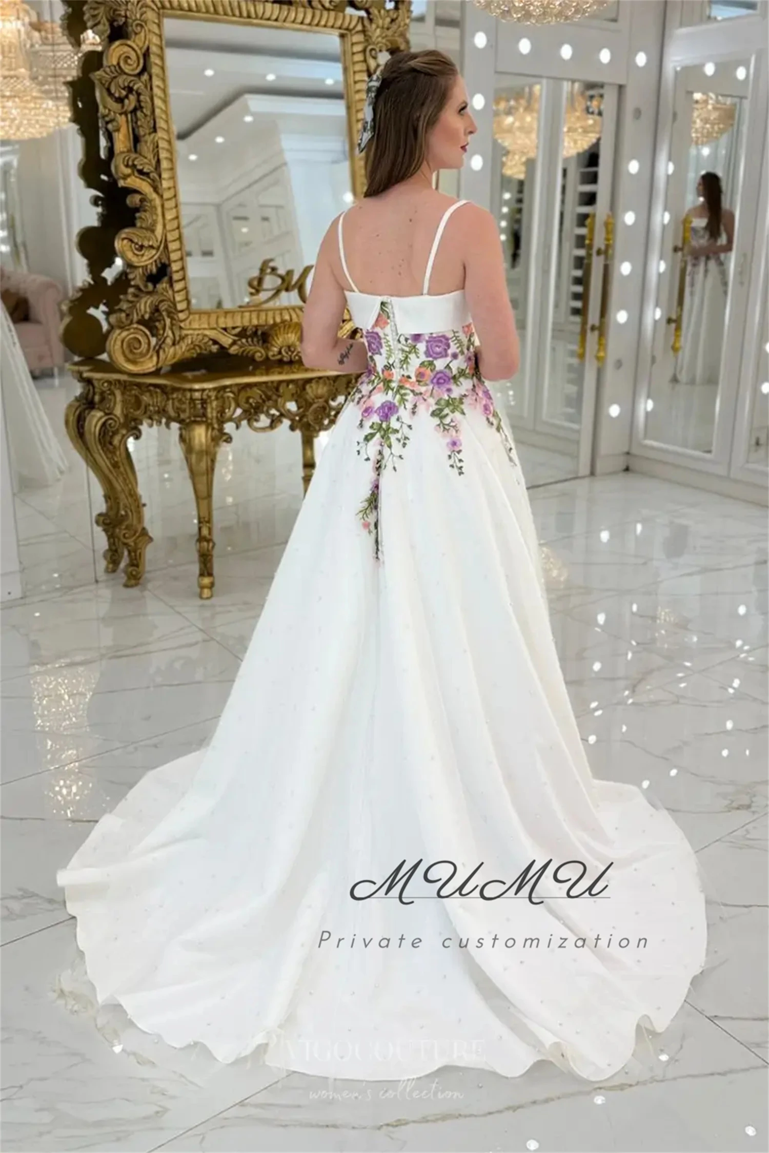 MuMu Vestidos de mujer elegantes personalizados para fiesta de boda, vestido de noche para mujer, vestidos de fiesta blancos