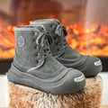 grey fleece-lined