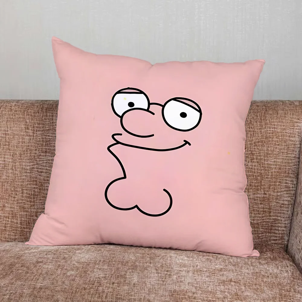 Funny Fat Man Baby Meme Cushion Cover Humor Novelty Cartoon Throw Pillow Case for Sofa Living Room Bedroom Car Decor Pillowslip