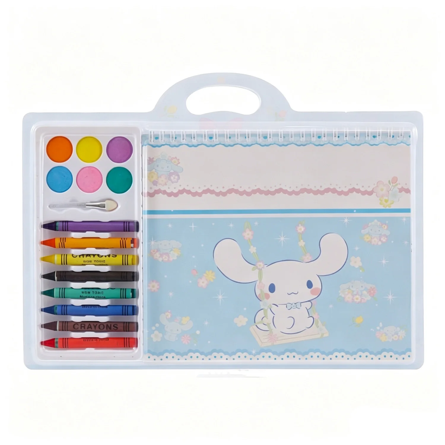 Cinnamoroll Kuromi Pattern Portable Creation Supply Kit All‑in‑One Hand‑Drafting Set with Drawing Sheets for Leisure Craft Use