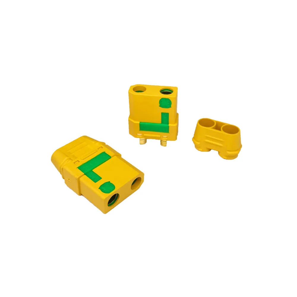 5 Paar XT90S Modell-Flugzeugstecker, 30 A, Hochstrom-XT90-S-Stecker, Anti-Funken-Stecker, weiblich, für Batterie, ESC-Ladegerät