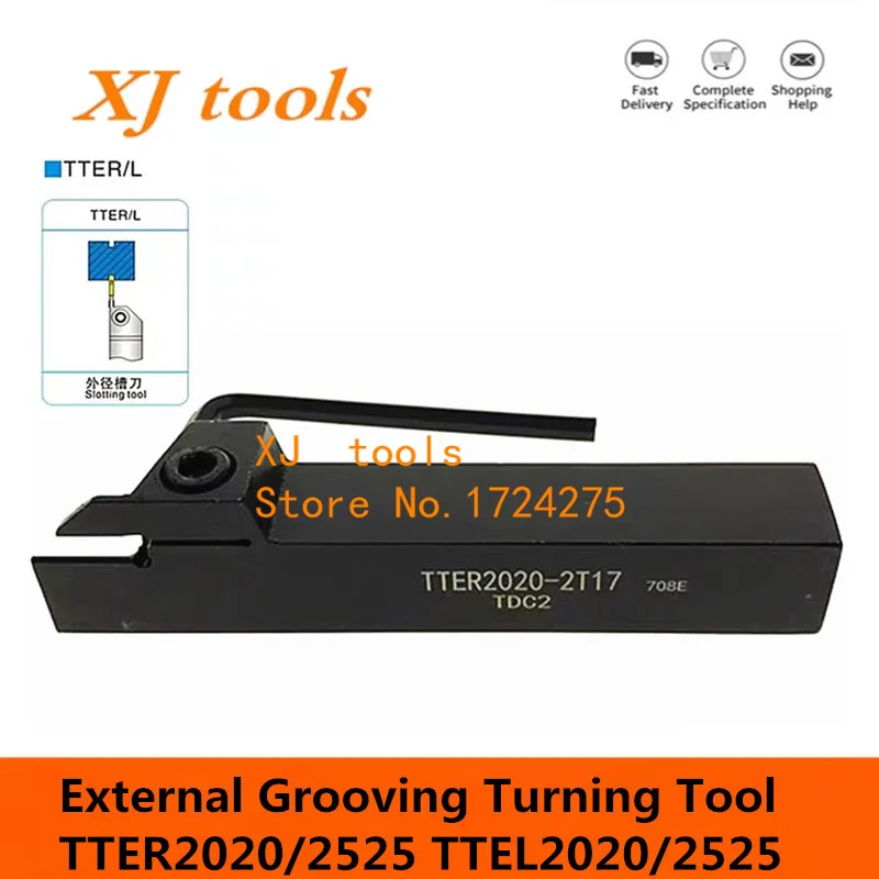 Ferramentas de Giro Tter16162t 3t 4t Tter2023-2t Tter20233t Tter2525-2 Cnc Terno para a Inserção Tdc2 Tdc3 Tdc4 Tter-tter1212