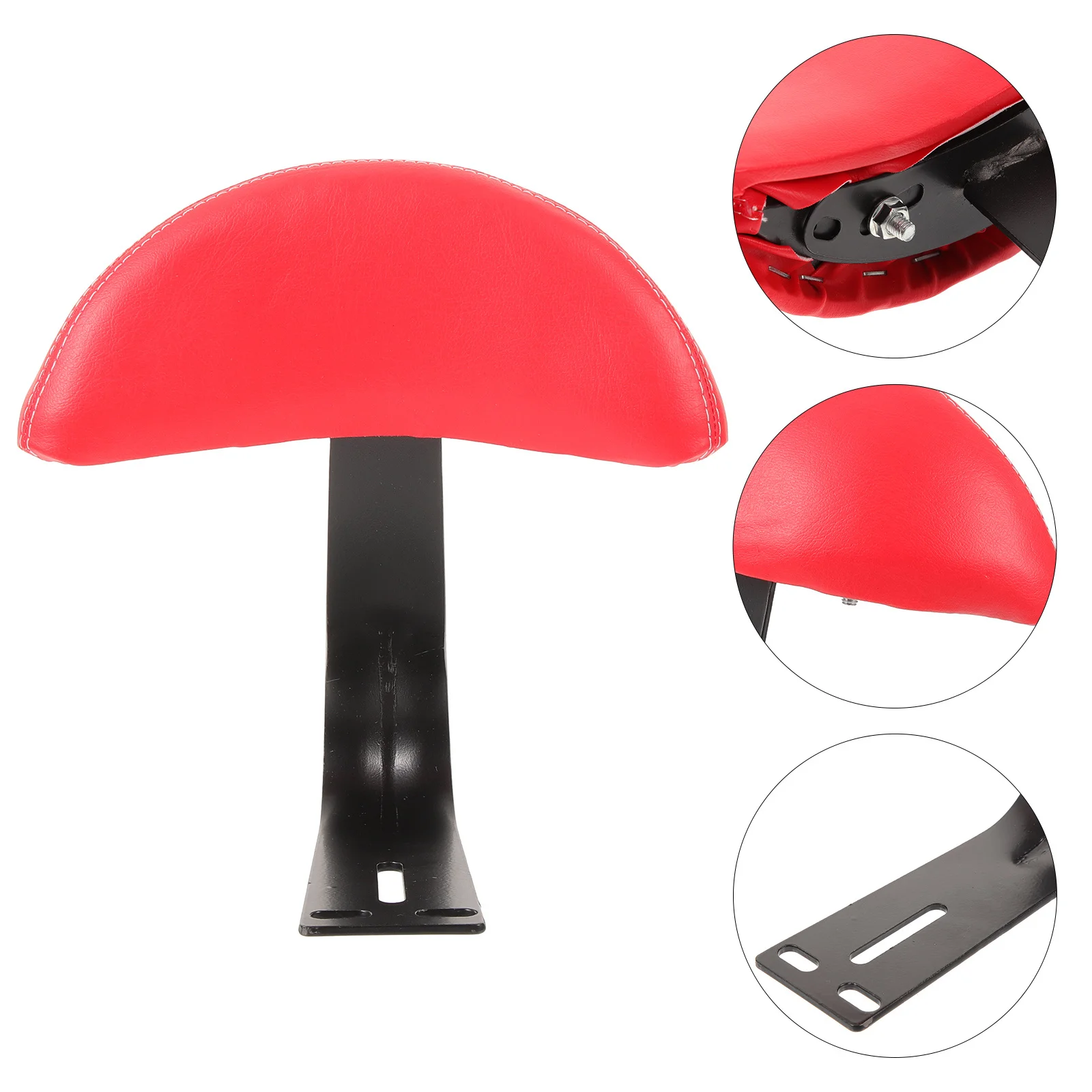 Children Safety Backrest Sturdy Anti-Wear Bike Back Cushion Comfortable Thick Padded Rear Rest for Electric Bicycles Universal