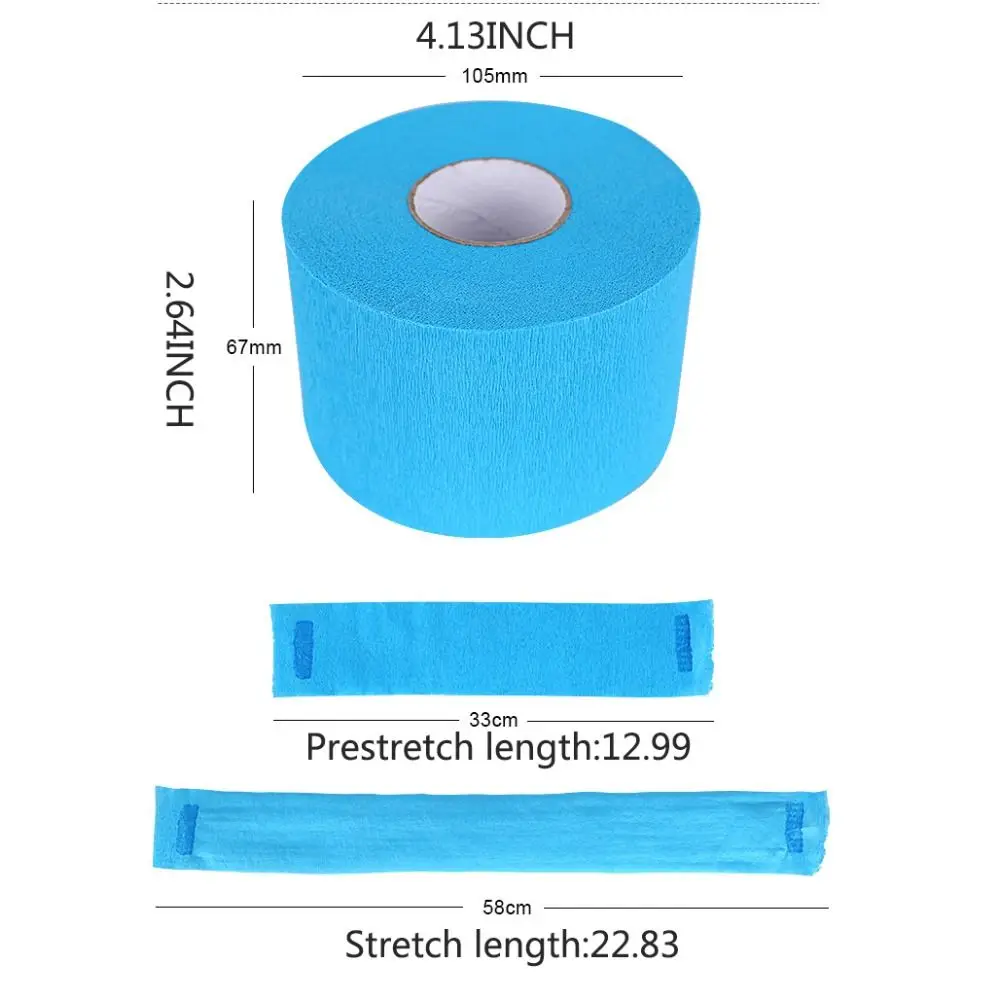 5 volumes/set Salon Neck Strip Paper Waterproof Absorb Perspiration​ Tissue Disposable Neck Paper Hairdressing Prevent Broken
