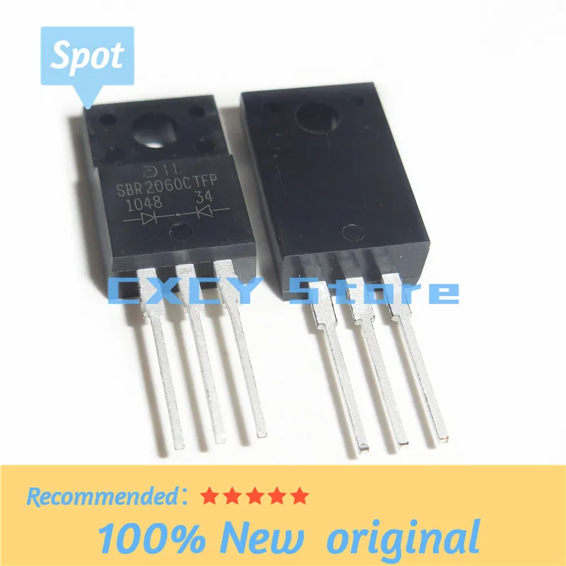 10Pcs/Lot SBR2040CTFP SBR20U40CTFP SBR10150CTFP SBR2060CTFP SBR2045CTFP SBR40150CTFP SBR3045CTFP NEW DIODE TO-220F