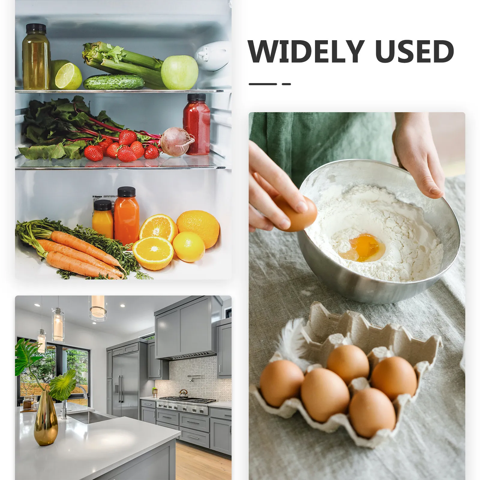 4Sets Reliable Egg Fixing Holder Thickened Shockproof Material 20-Slot Egg Organizer Tray for Delivery Transport Storage