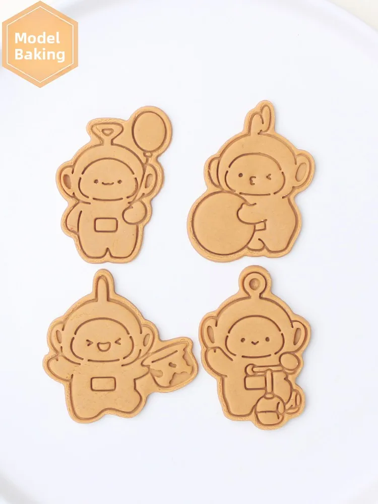 

Adorable Cartoon aped Biscuits Sugar Coating Small Wave Baby Antenna Baking Mold Kitchen Cooking Tools for Everyone