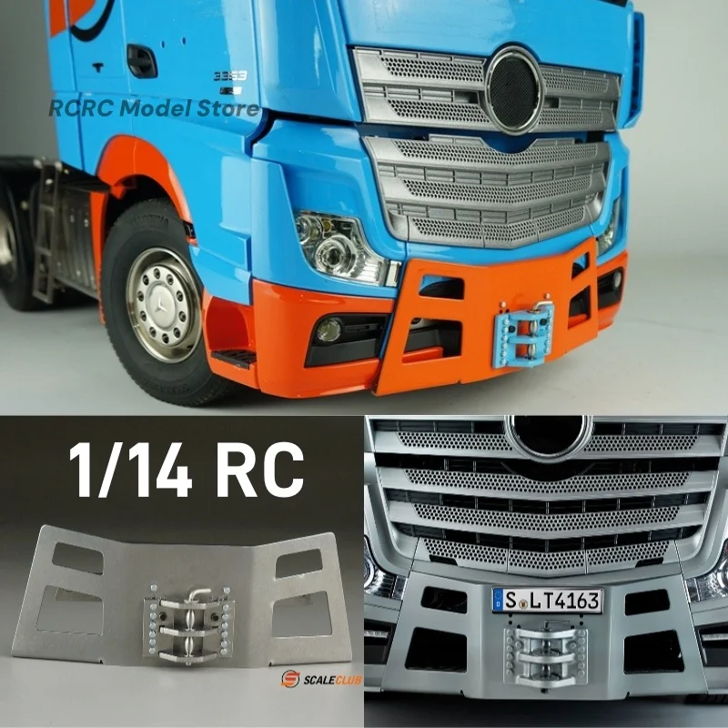 

Передний крюк сцепного устройства для радиоуправляемого грузовика 1/14 SCALECLUB TCG-BZ-1 для пульта дистанционного управления Tamiya Actros 1 14, запчасти для радиоуправляемого тягача, аксессуары