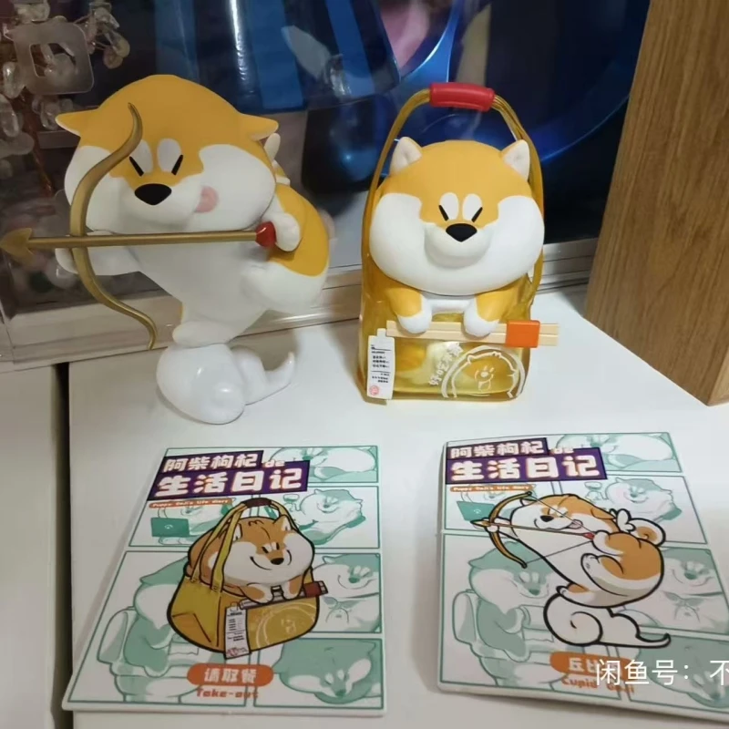 

Shiba Inu Life Diary Series Blind Box Mystery Box Collection Model Cute Anime Figure Doll Decoration Birthday Gift Toys