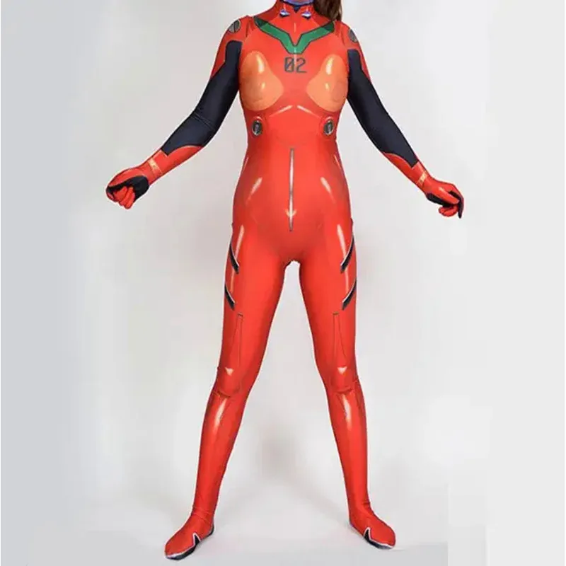 Sky06 Anime Ikari Shinji disfraces cosplay Shinji mono niños hombre Zentai mono de Halloween adultos kids66liU &