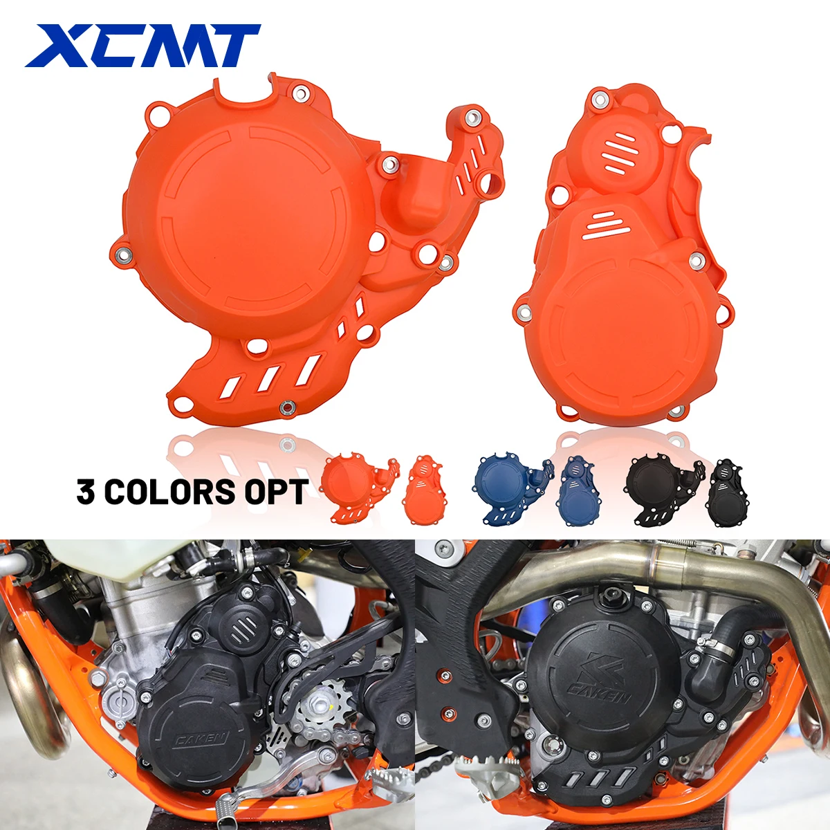 Motorcycle Engine Cover Clutch Magneto Protector For KTM SXF XCF EXC 250 350 2023 For Husqvarna FE FC EC Motocross Accessories