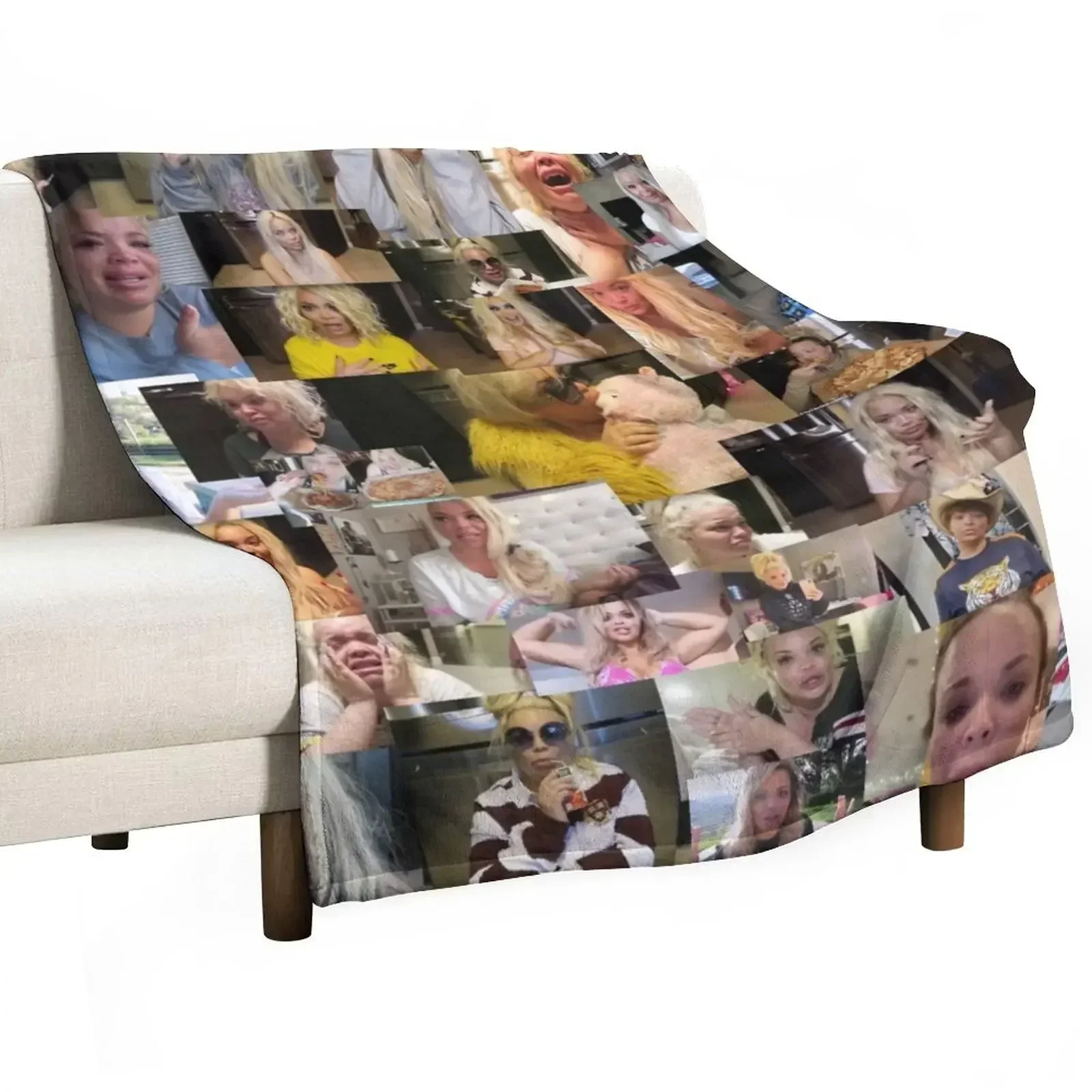 Trisha Overload Throw Blanket Summer Cool Breathable Blanket for Sleeping