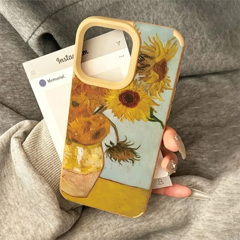 Chrysanthemum Pattern Phone Case For iPhone 16 Pro Max Cases iPhone 15 14 Plus 13 12 11 XS Max XR X XS 16 Shockproof Back Cover