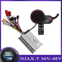 NJAX-T Intelligent Brushless Controller and LCD Acceleration Instrument for Electric Scooter E-Bike 36V / 48V Universal