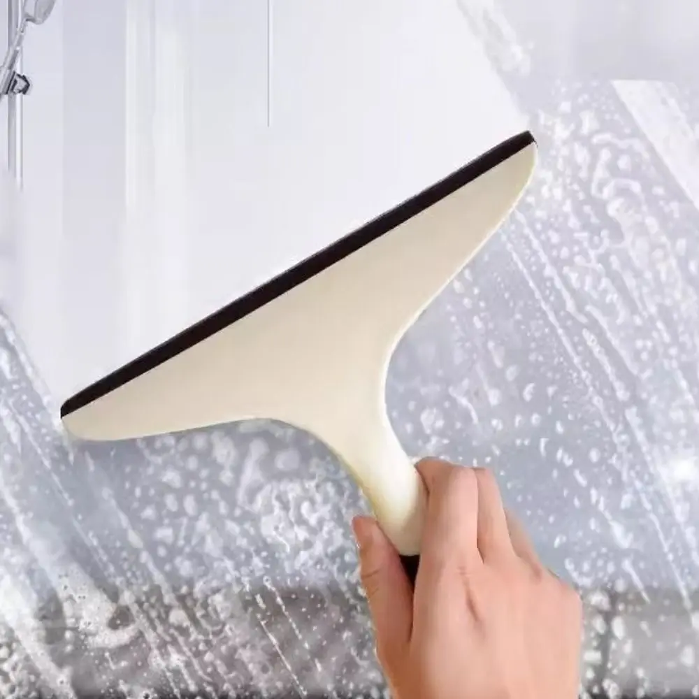 

2PCS Multi-Purpose Window Scraper Eco-Friendly Plastic Glass Cleaner Wear-resistant Anti Slip Handle Bathroom Wiper Window