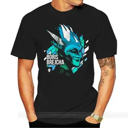 Boris Brejcha Dj T Shirt czarna krótka męska damska bawełniana koszulka męska moda letnia T-Shirt w rozmiarze euro